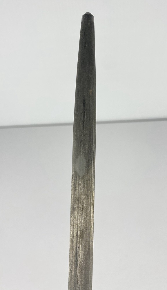 14.5” Honing Rod Sharpening Solid Metal Handle Used