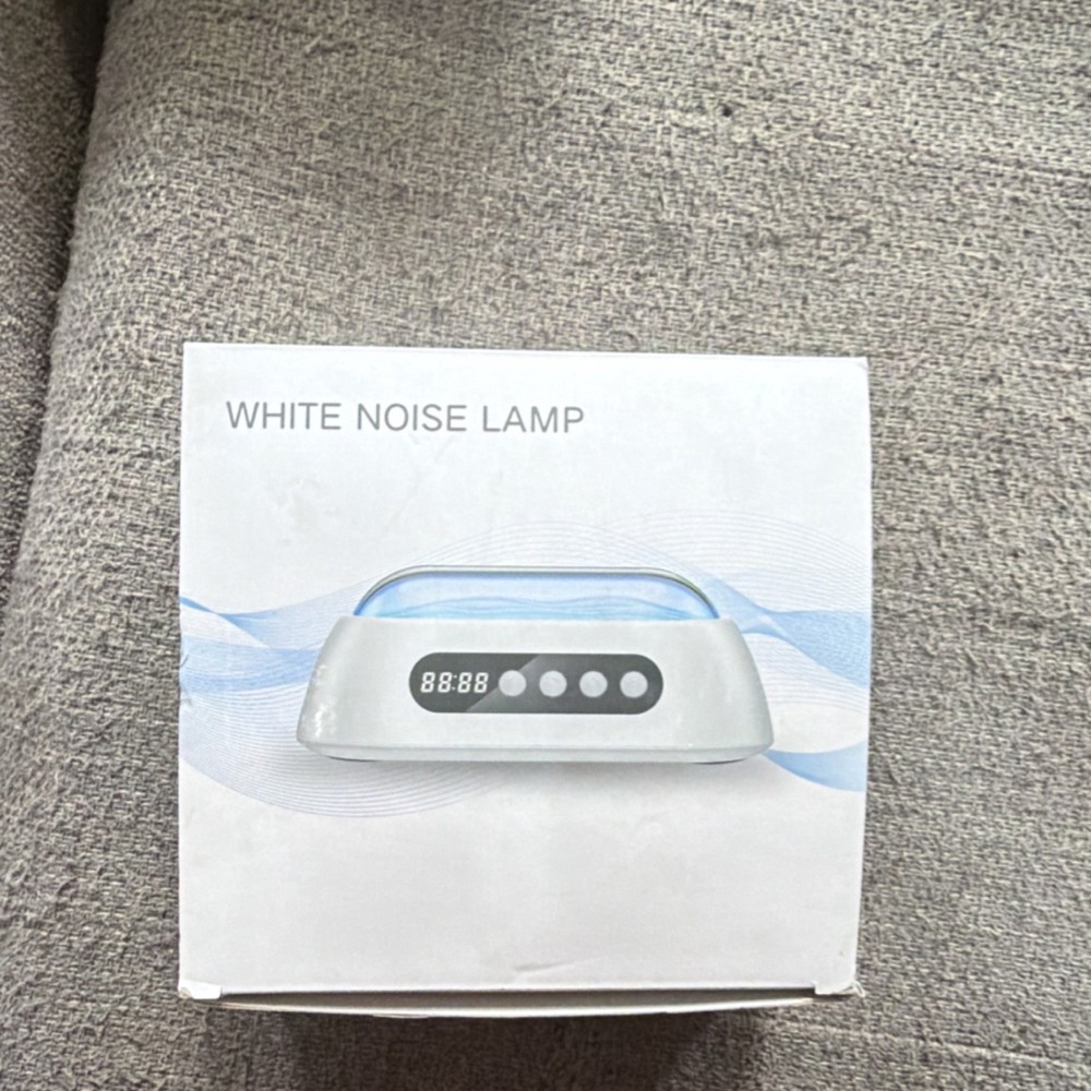 *TWO PACK White Noise Machine Bluetooth Speaker Night Light FY-B10 - White
