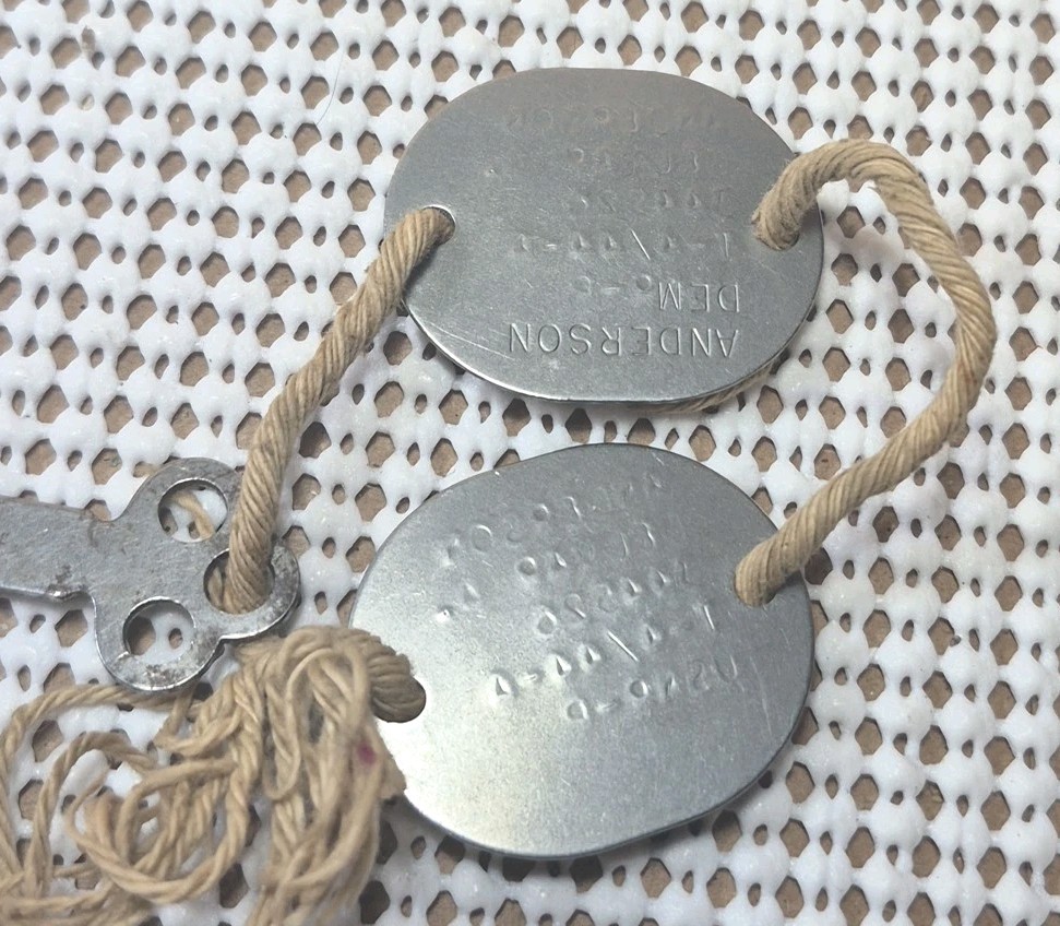 WWII US Navy Dog Tag Lot
