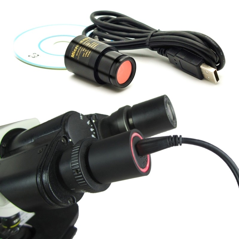 2MP CMOS USB2.0 Microscope Ocular Adapter Electronic Digital Eyepiece