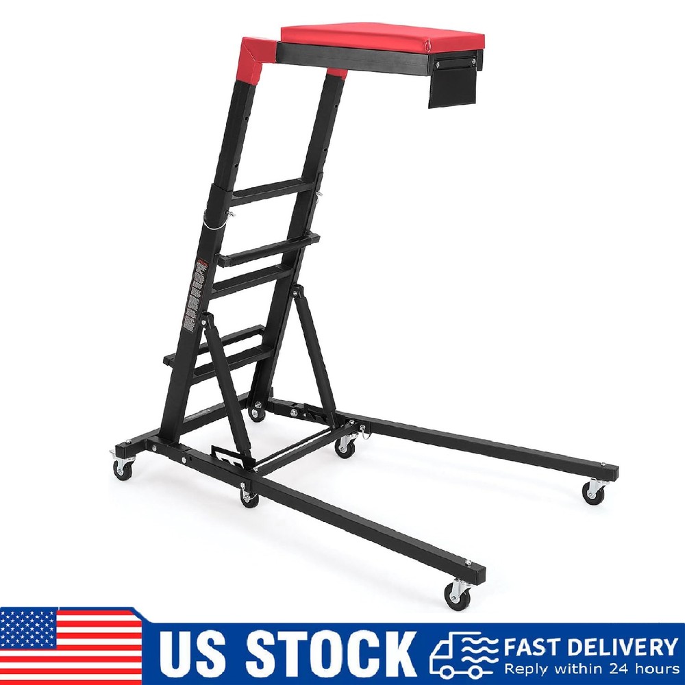 Topside Automotive Engine Creeper ,Adjustable Foldable Creeper with Padded Deck
