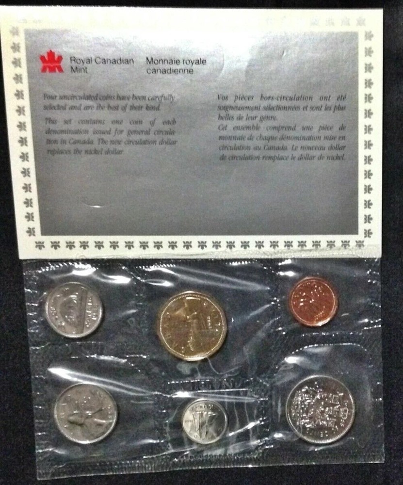 1988 Canada Prooflike Mint Set, Mint Sealed, COA