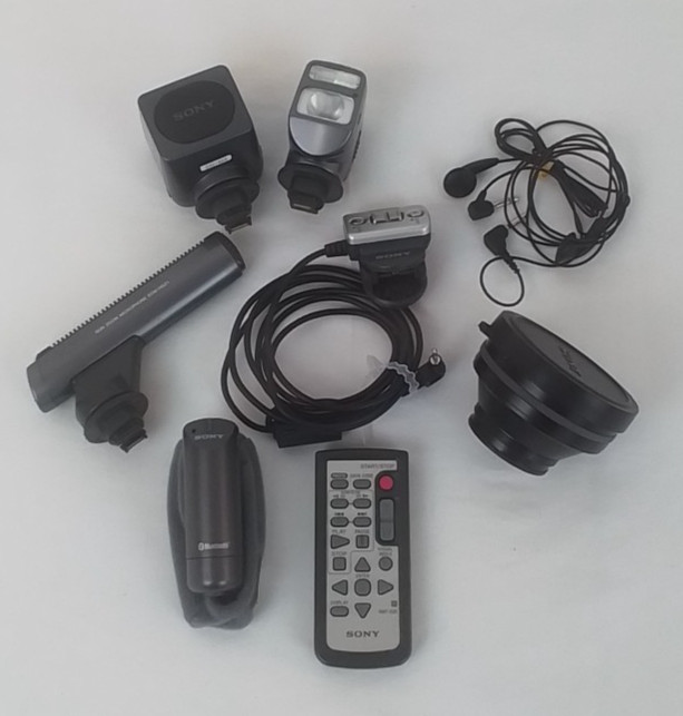 Sony Microphone and Camcorder Accessory Misc. Lot Untested #J2761