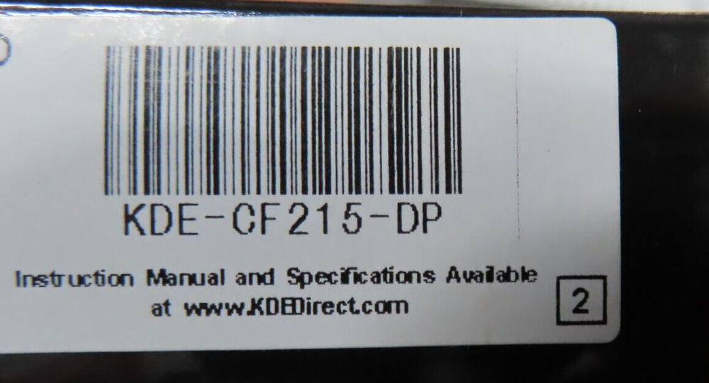 KDE Direct Qty 4= 2}left and 2}right KDE-CF-215-DP