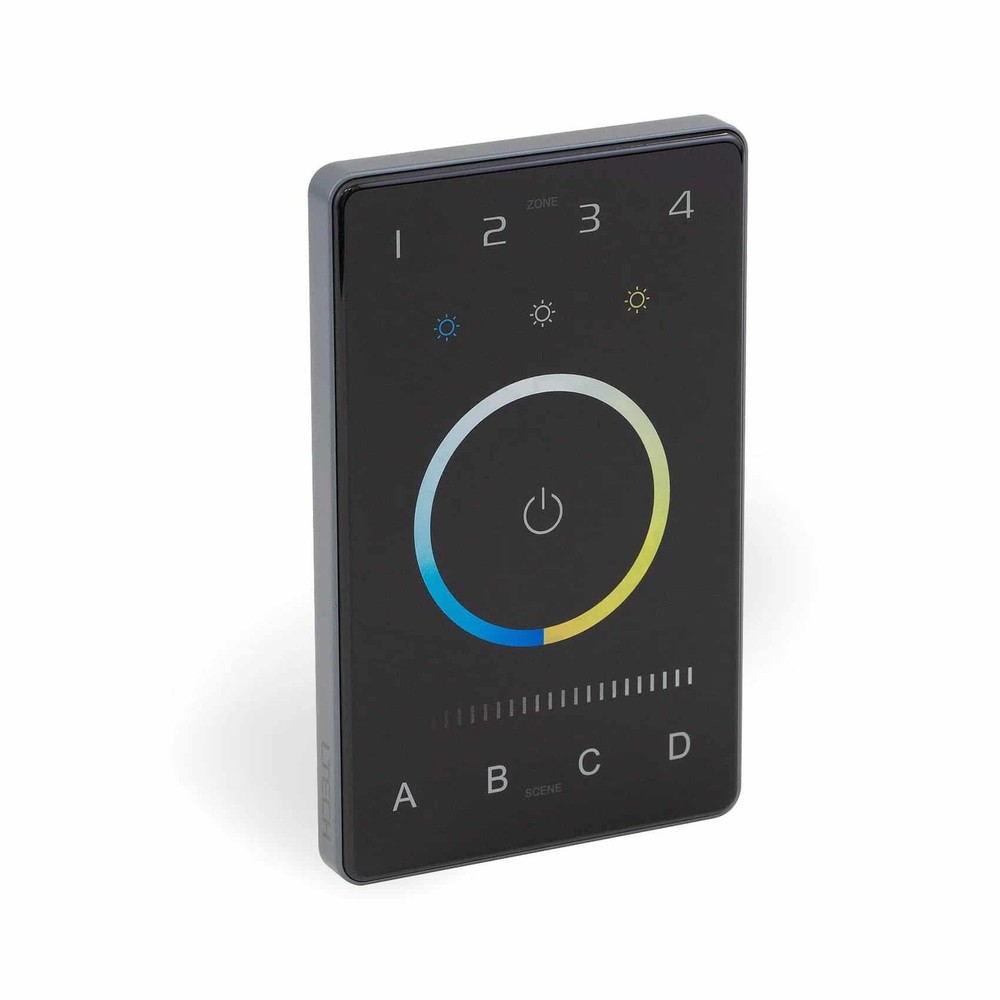 LTech UB2 Tunable White CCT DMX Bluetooth Touch Panel Wall Controller [Open Box]