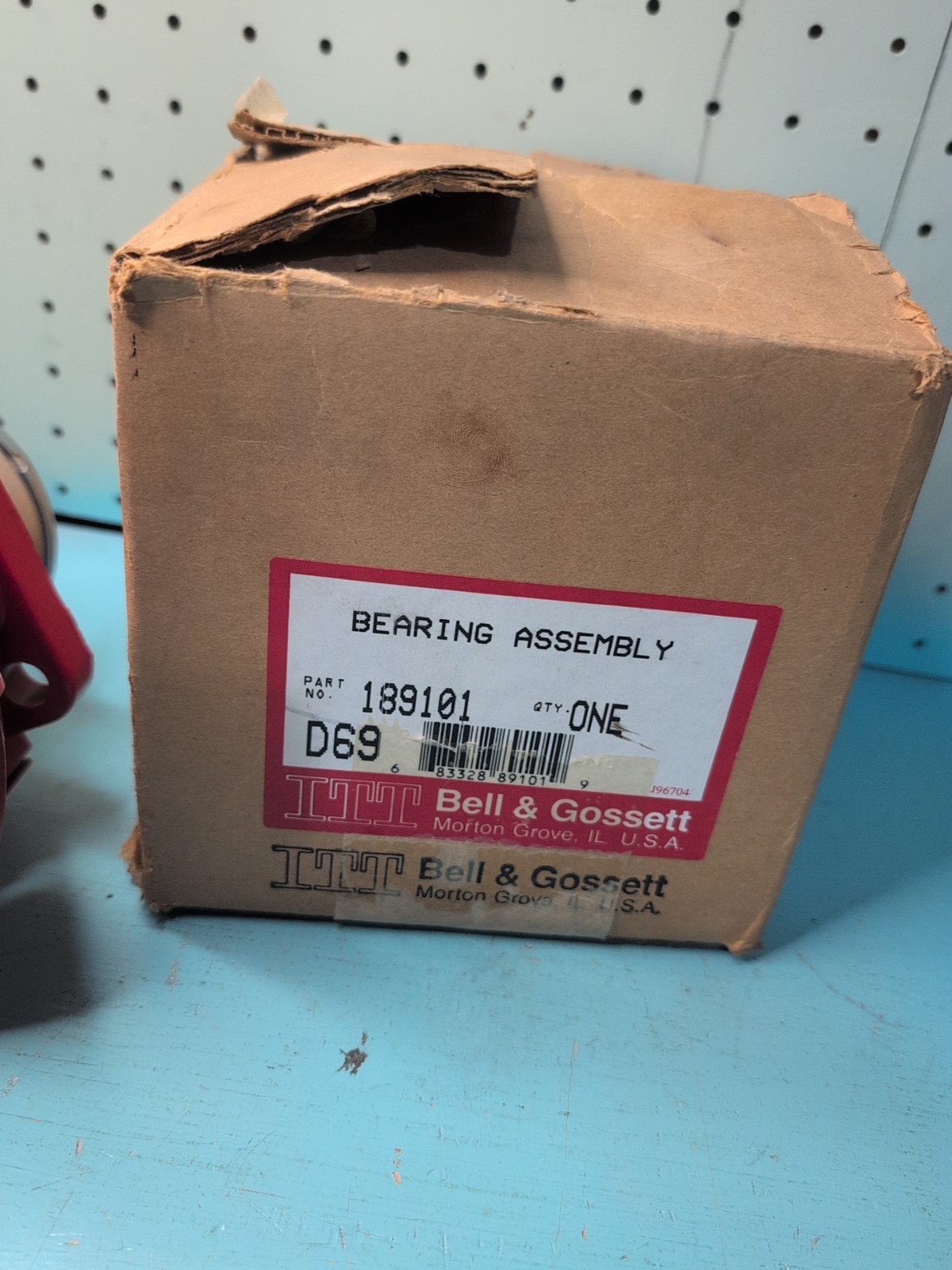 Bell & Gossett 189101 Series 100 Booster Pump Bearing Assembly w/Impeller - NOS