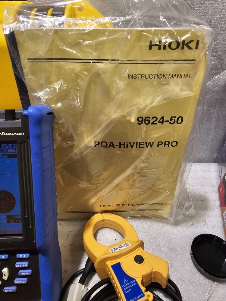 Hioki 3197 Three Phase HandHeld Power Quality Analyzer Meter MINT