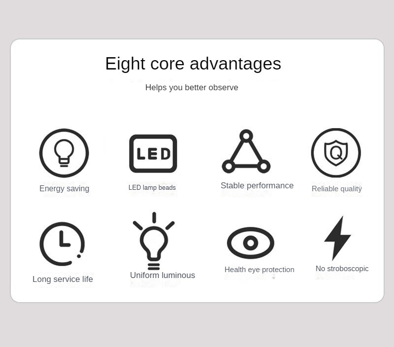 Adjustable 144 LED Bulb Ring illuminator Light Lamp for Stereo Microscope Camera