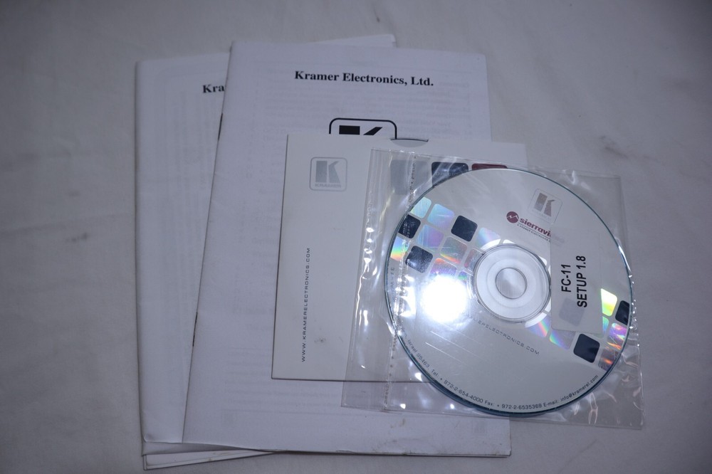 KRAMER QUAD CHANNEL VIDEO ISOLATOR W/WIRED MODEL#OC-4