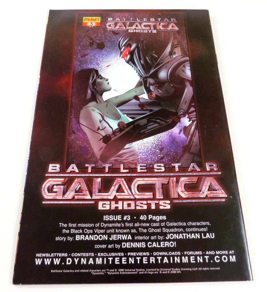 Battlestar Galactica Ghosts Dynamite #2 Comic Book, 2008 Ungraded, NM+