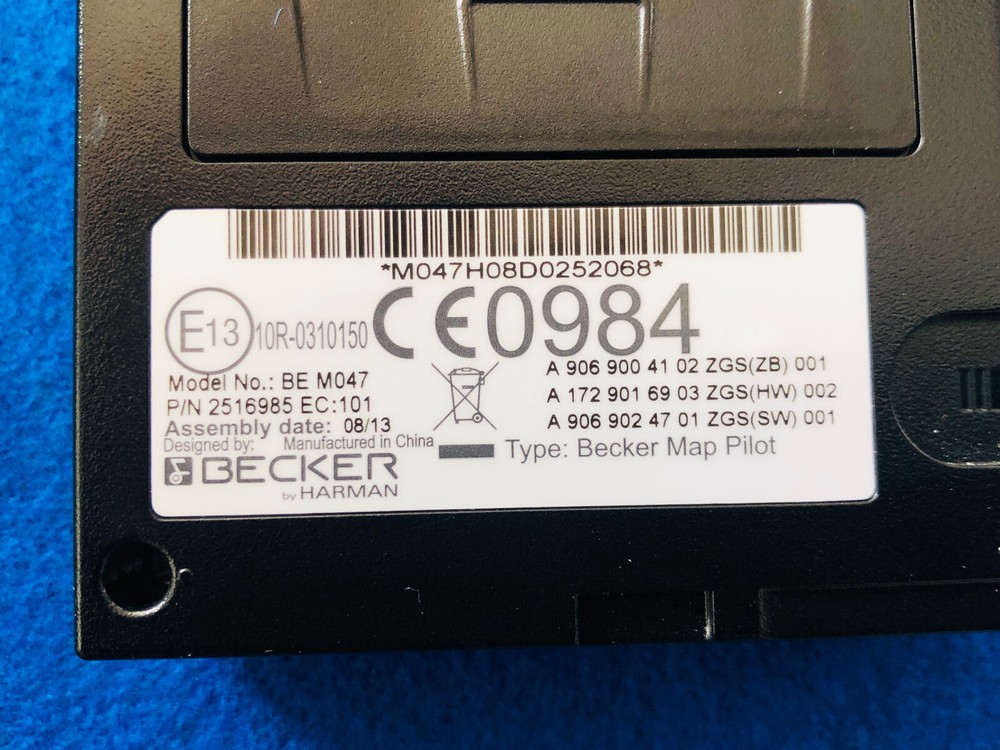 2014 MERCEDES BENZ SPRINTER BECKER MAP NAVIGATION NAV 2516985 EC:101 BEM047