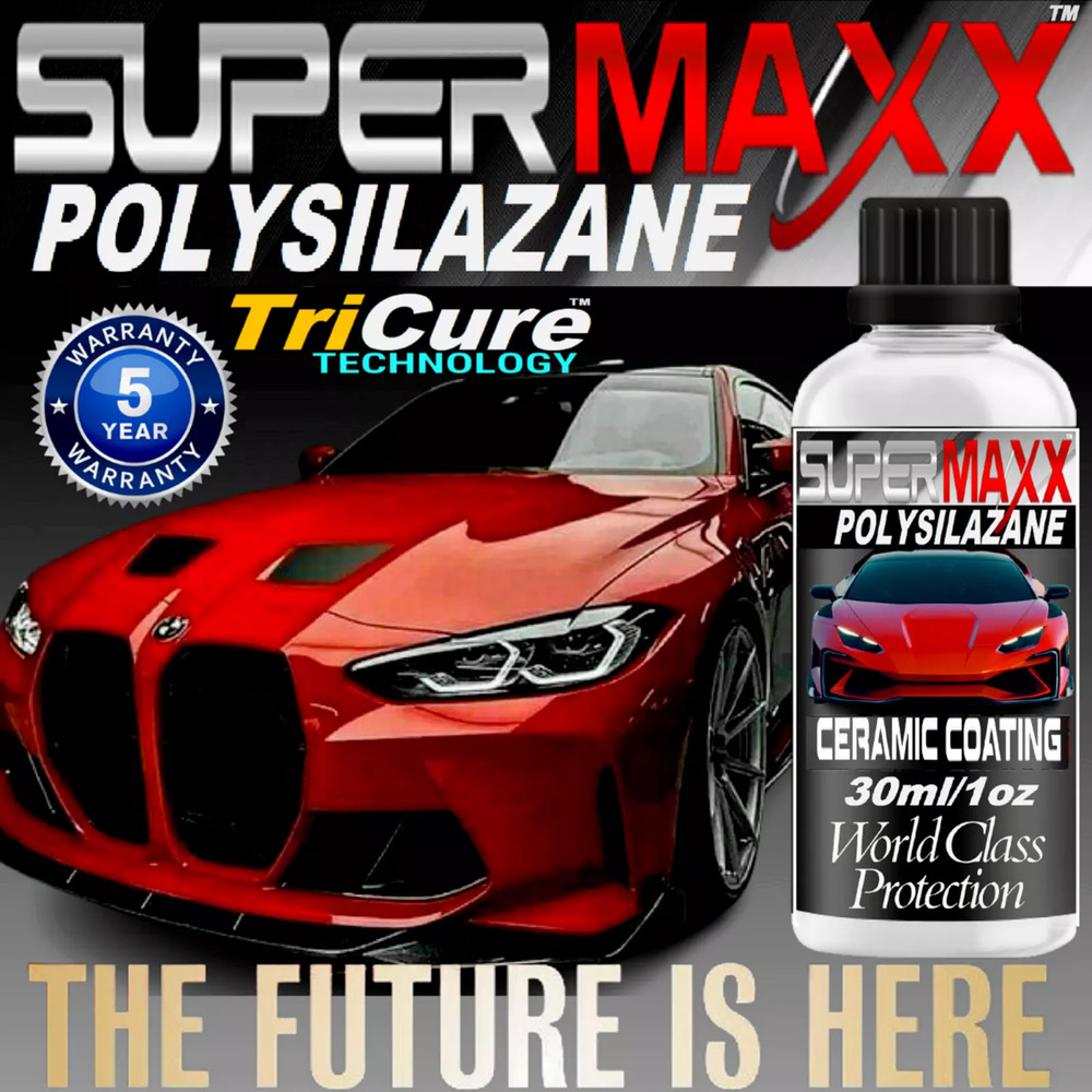 CERAMIC CAR COATING "POLYSILAZANE" ADVANCED "TRICURE TECHNOLOGY" HIGH GLOSS KIT