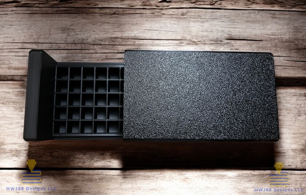 Sliding .444 Marlin Ammo Storage Box Case - 50rd Round - Multiple Colors!