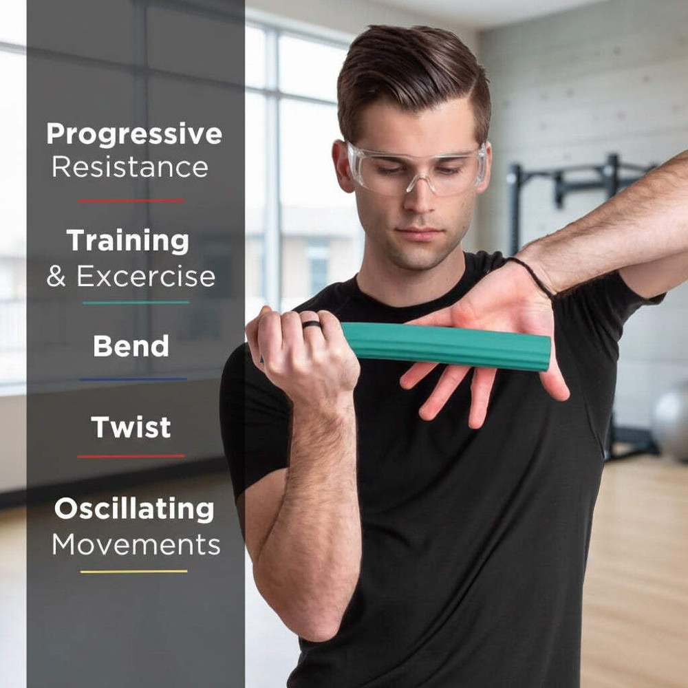 Resistance Flex Bar – Intermediate Level for Strength, Grip, and Elbow Training