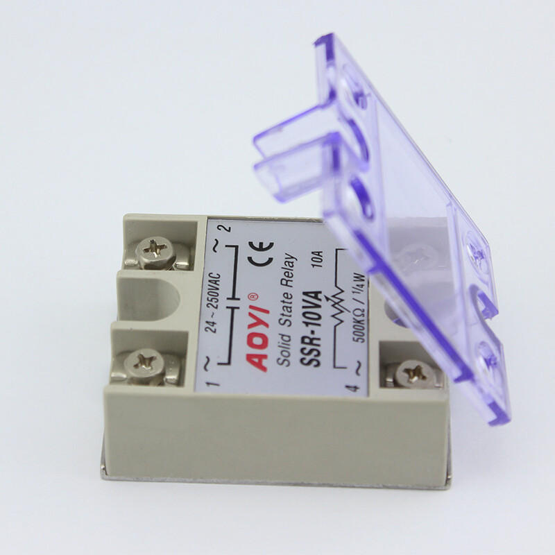 AOYI SSR-10VA Single-phase Solid State Relay 10A Voltage Regulating Module