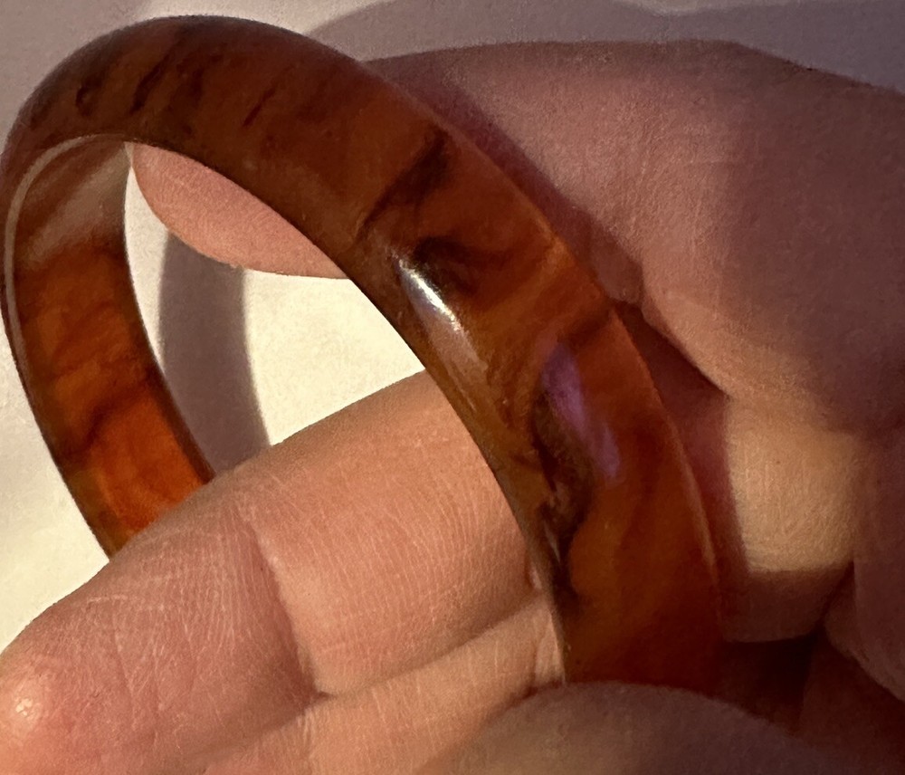 Vintage BAKELITE Root Beer Bracelet Tested