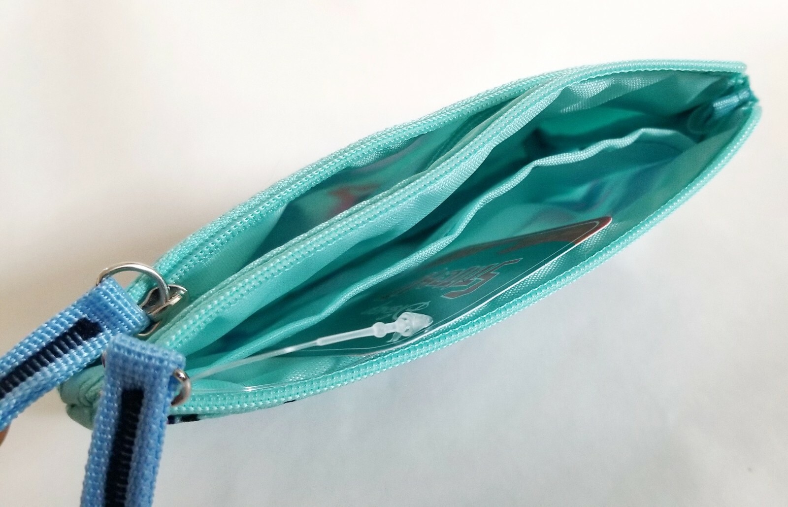 Disney Lilo Stitch 2-Zipper Pouch Change Coin Purse Card Holder Wallet Bag Case