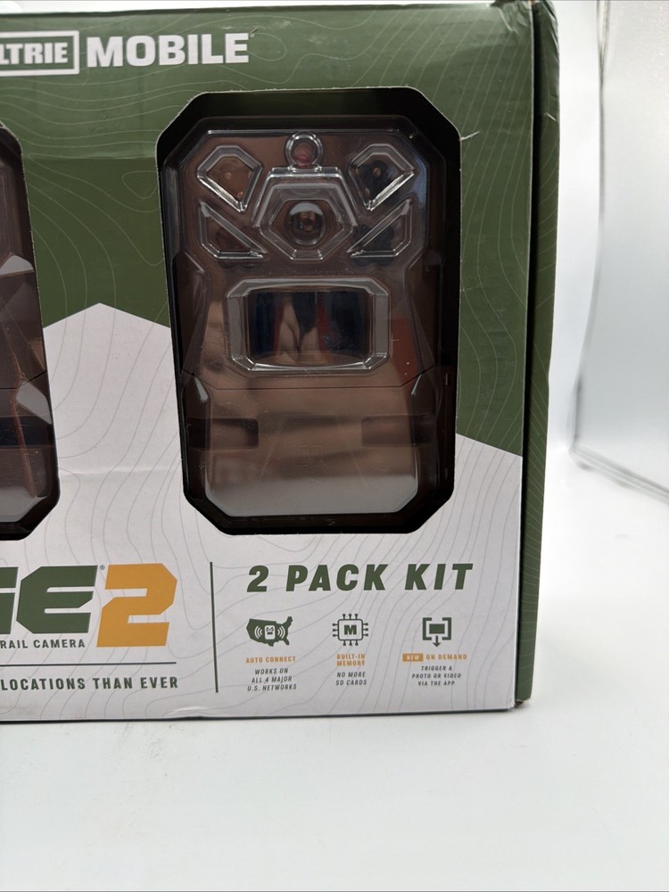 Moultrie Mobile Edge 2 Cellular Trail Cam, 2-Pack Free Ship