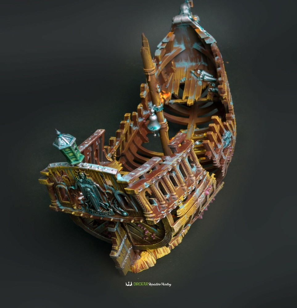 Etheric Vortex: Gloomtide Shipwreck Idoneth Deepkin ** COMMISSION ** painting