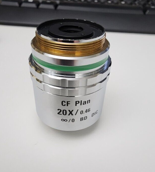 Nikon Microscope CF Plan 20x/0.46 BD DIC Objective Lens
