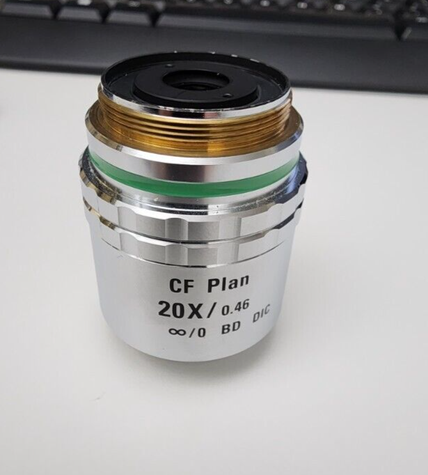 Nikon Microscope CF Plan 20x/0.46 BD DIC Objective Lens