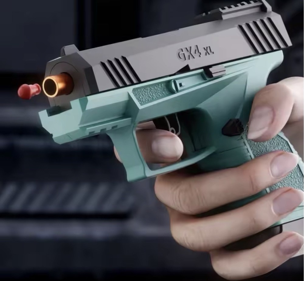 Mini GX4 Pocket Toy Model – Continuous Shell Ejection Soft Bullet Launcher