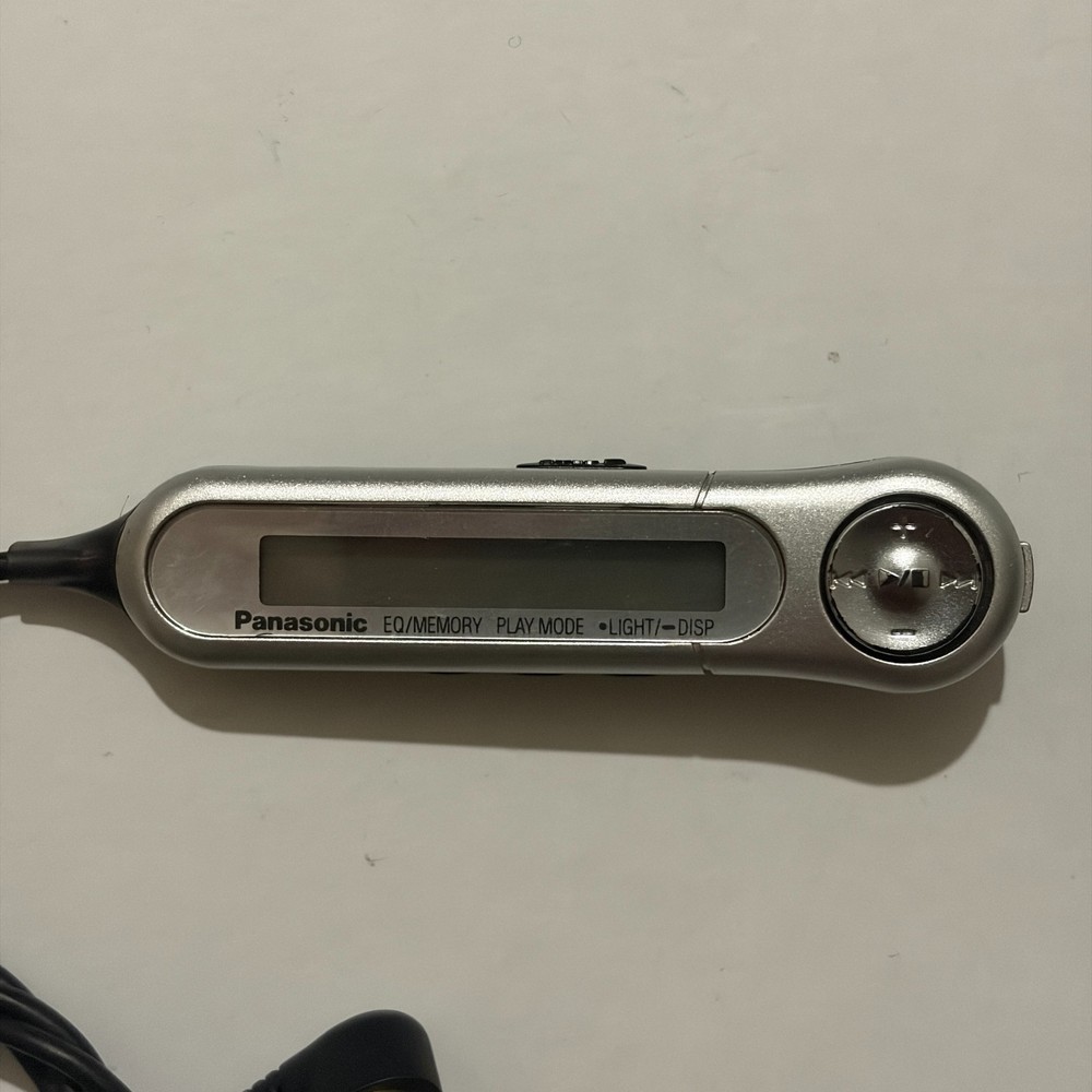 Panasonic Remote Controller For MiniDisc Player MD Jack 3.5 Used Silver Working