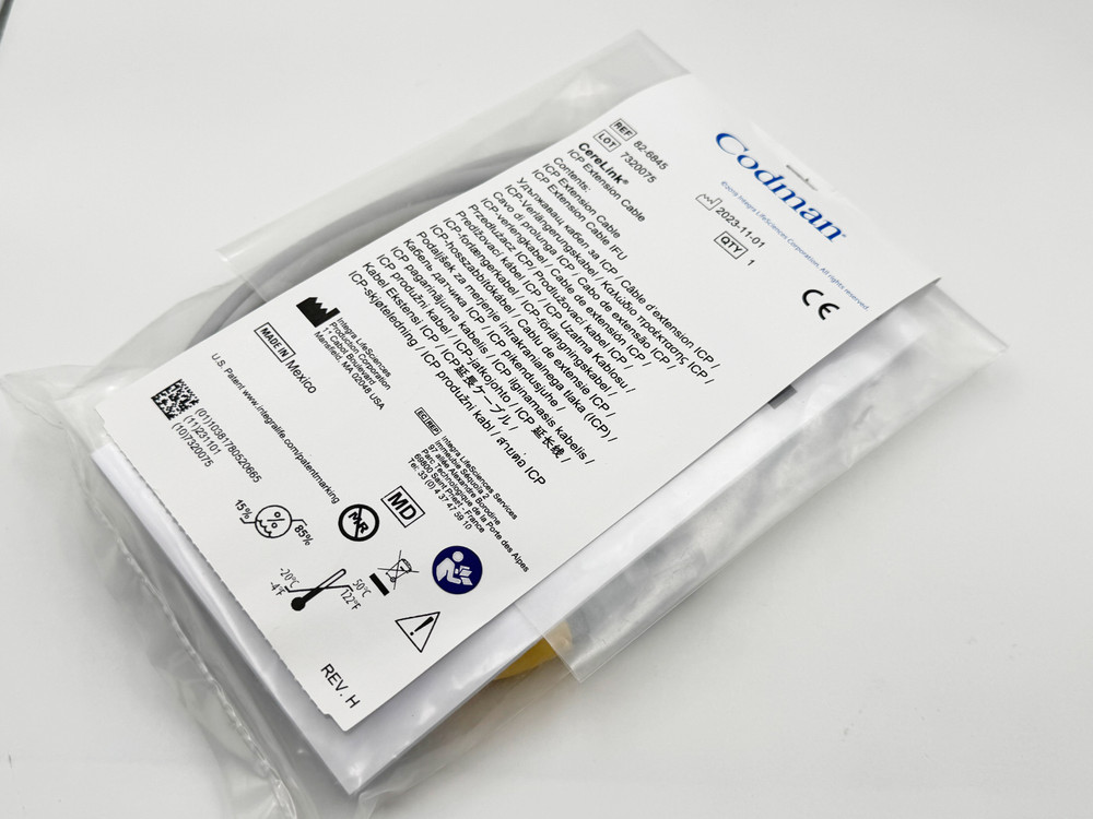 Codman 82-6845 CereLink ICP Sensor Extension Cable (New,1Pc)