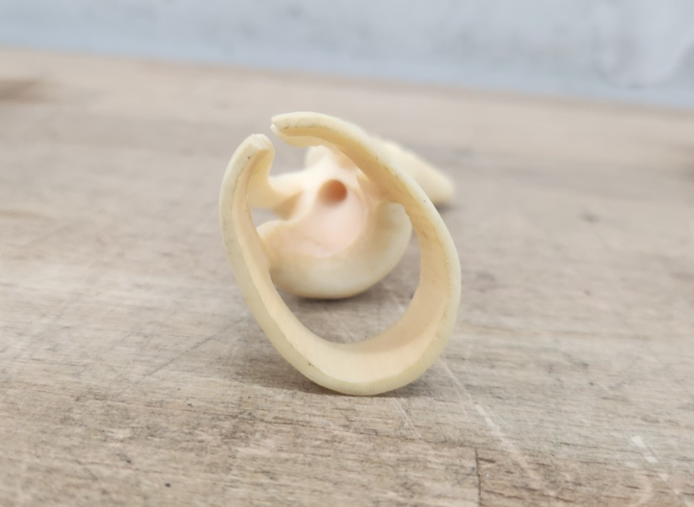 Vintage Greenlandic Inuit Tupilak 3.5" Figure Hand - Carved from Reindeer