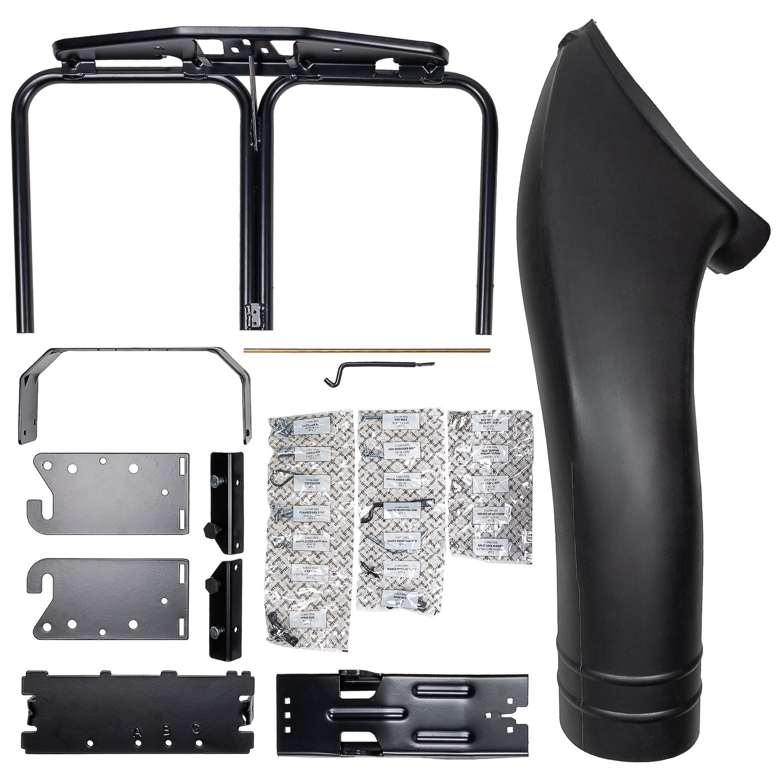 8TEN Grass Twin Bagger for Cub Cadet LTX XT1 XT2 42 & 46 Inch Lawn Tractor