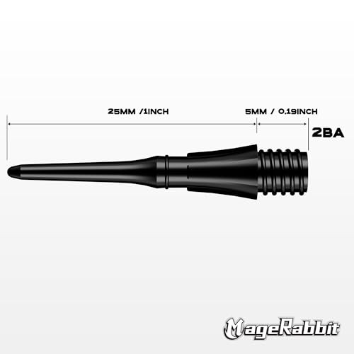 2BA Thread Plastic Tip Dart Points 30/100/Pcs, Professional Soft Tip Dart 1000