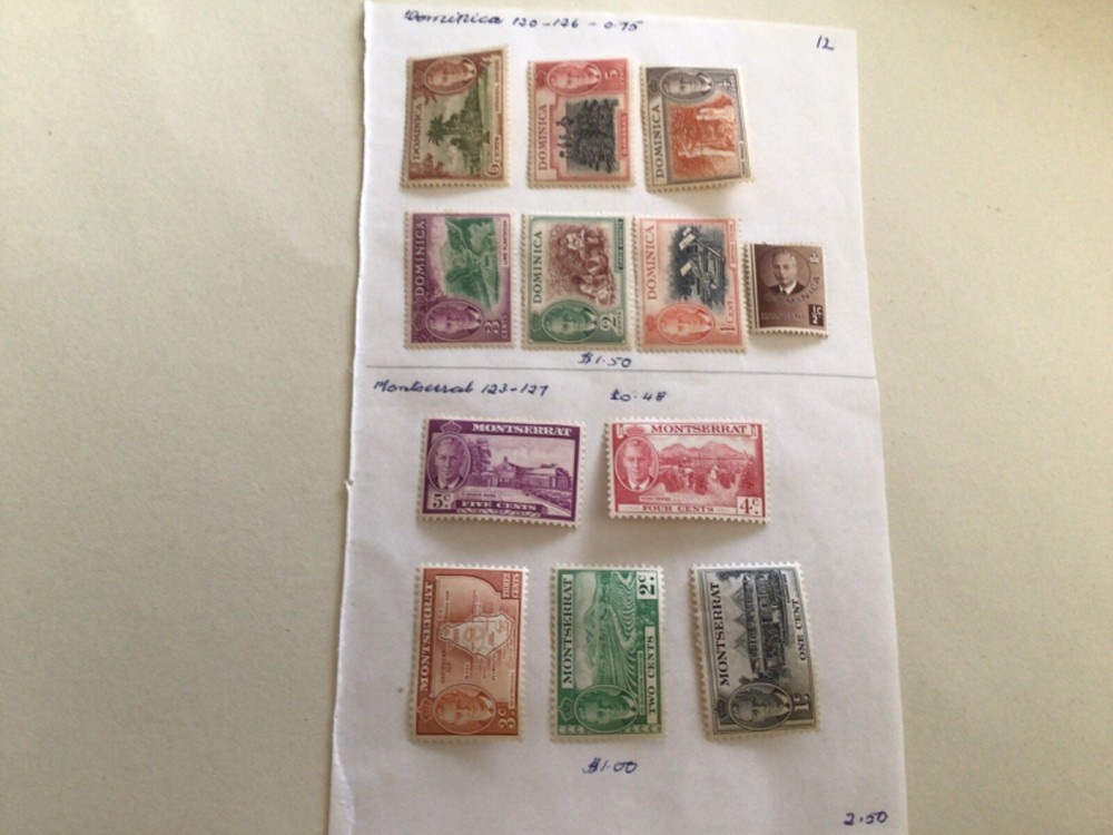 Commonwealth mounted mint stamps  A13320