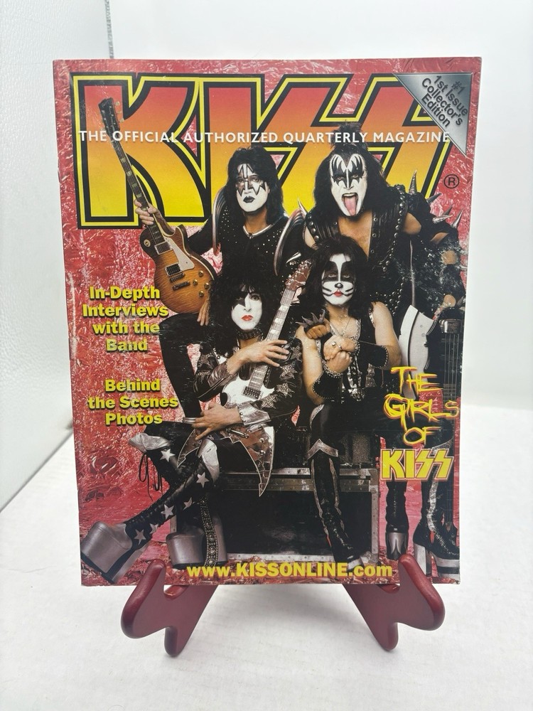 KISS Official Authorized Quarterly Magazine #1 - 1st Issue Collector's Edition