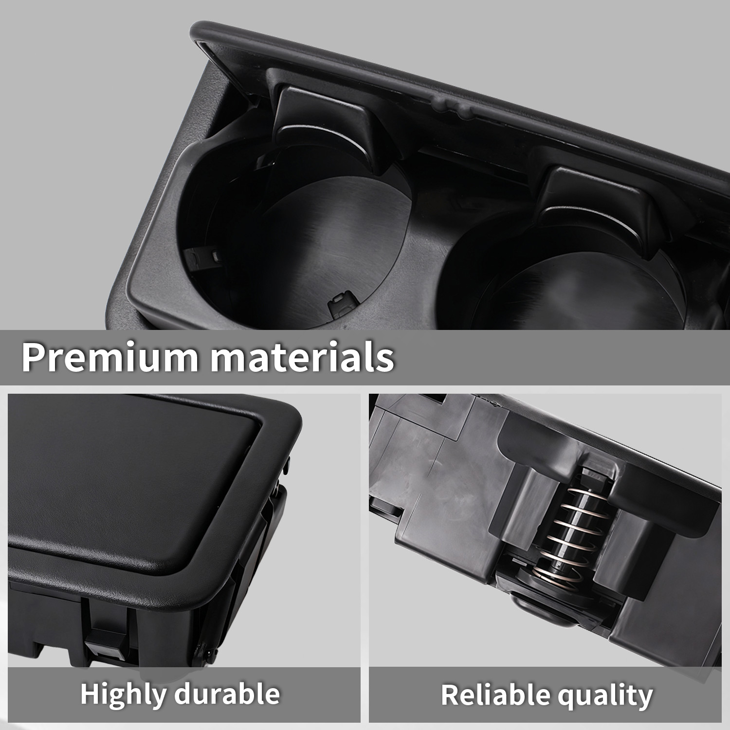 Rear Seat Armrest Cup Holder 4M0885995A For Audi Q2 Q3 Q5 Q7 SQ7 Q8 2016-2026