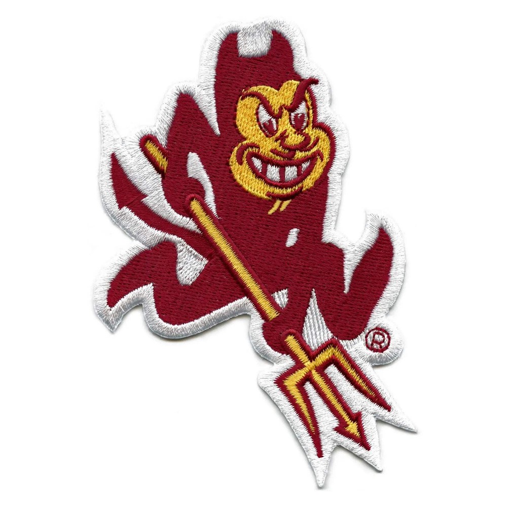 Arizona State Sun Devils Mascot "Sparky" Logo Iron On Patch