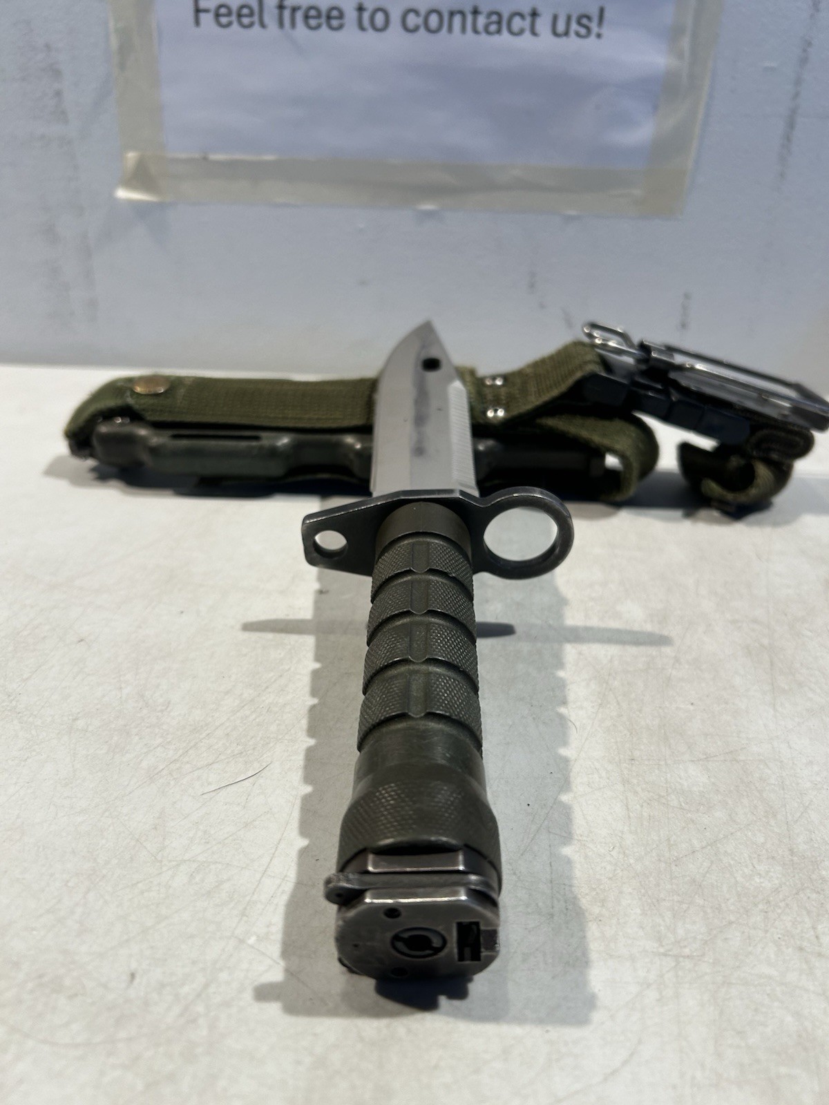 USA M9 PHROBIS III Military Fixed Blade with Scabbard Case #20