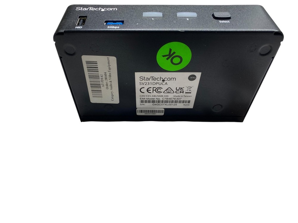 StarTech.com KVM Switch SV231DPUCA Switch Box