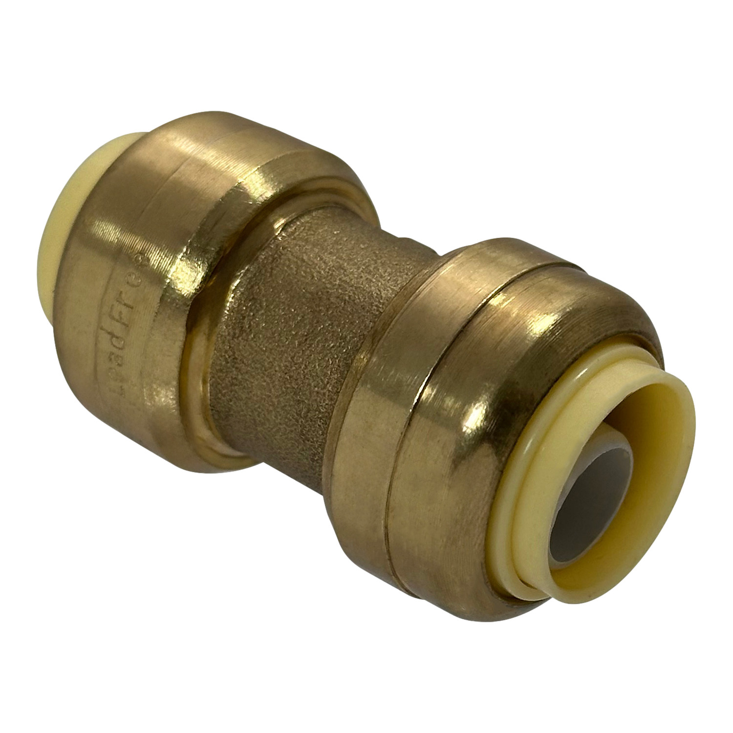 10 PIECES 1/2" X 1/2" PUSH FIT COUPLINGS FITTINGS NEW! LEAD FREE