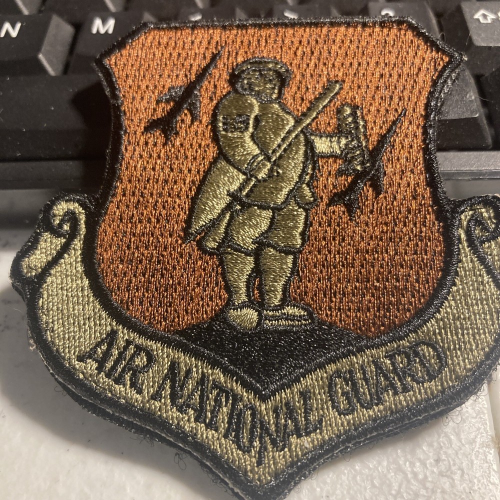 SPOOF AIR NATIONAL GUARD PATCH w/HOOK & LOOP OCP COLORS