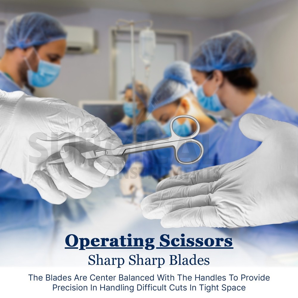 Surgical Medical Operating Scissors Round Pattern Instruments German Grade