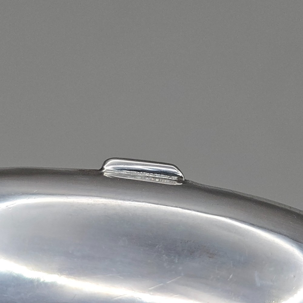 Antique 800 Silver Pill Box Snuff Box