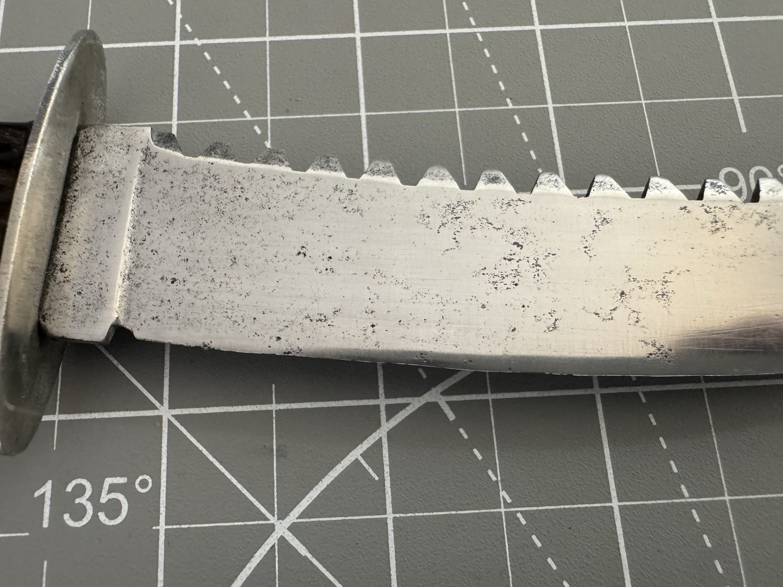 Vintage 1920-1939 Remington RH-45 Wood Handle Fishing Filet Knife 10" Overall