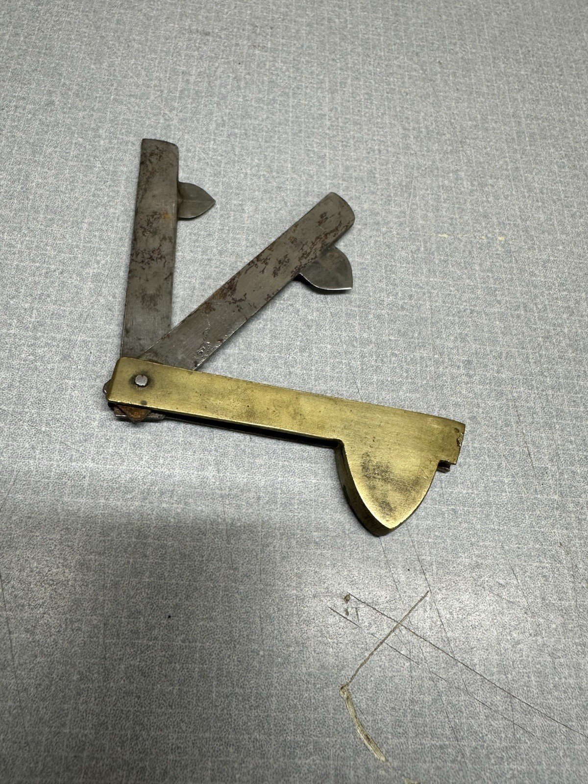 Antique Fleam Bloodletting Surgical Tool 2 Blade Marked Sheffield 18th Century