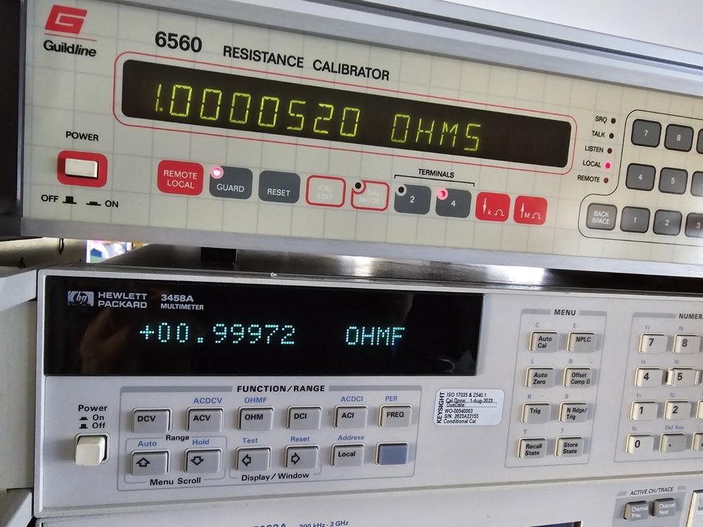 Guildline 6560 Resistance Calibrator Tested