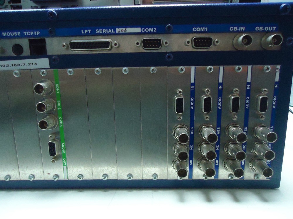 PUBLITRONIC DELTA BROADCAST SERVER, 4 CHANNELS SDI = E X C E L L E N T =