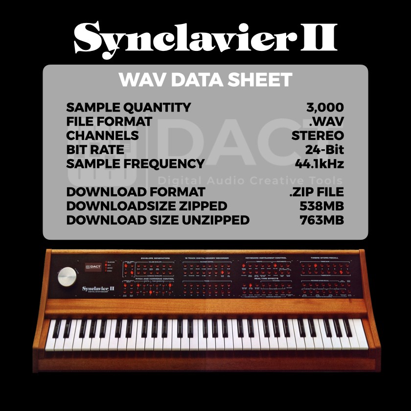 Synclavier II Sample Library (3,000 Samples) - Instant Access