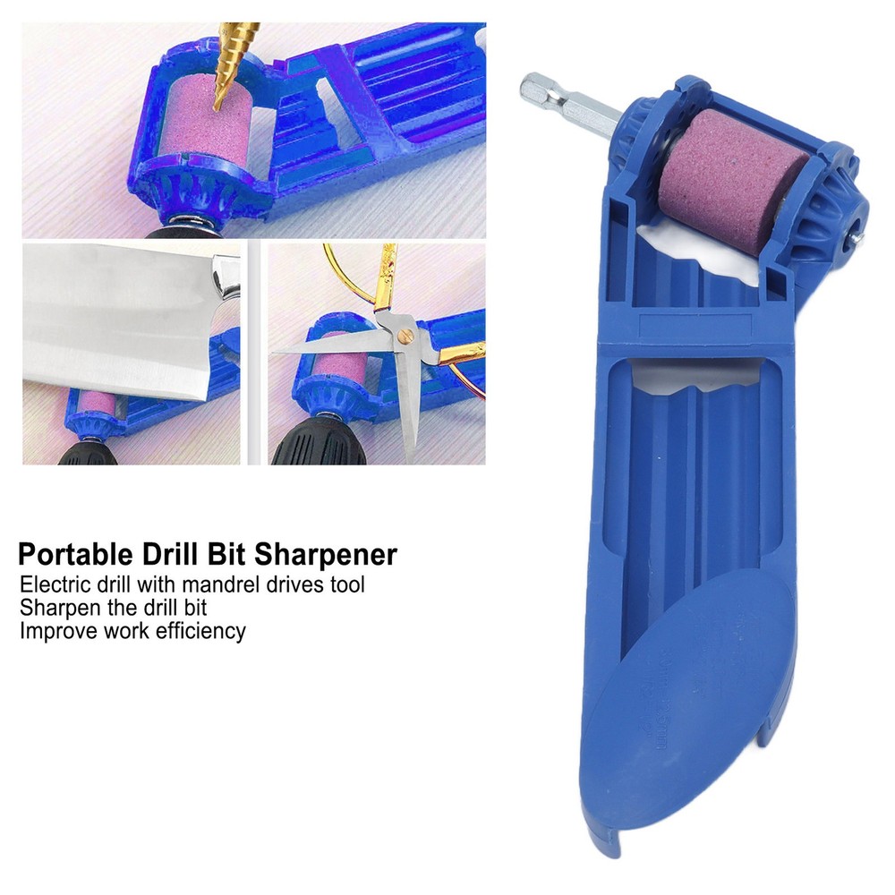 Drill Bit Sharpener Hand Drills Sharpening Grinding Wheel Bits 2.0-12.5mm Part