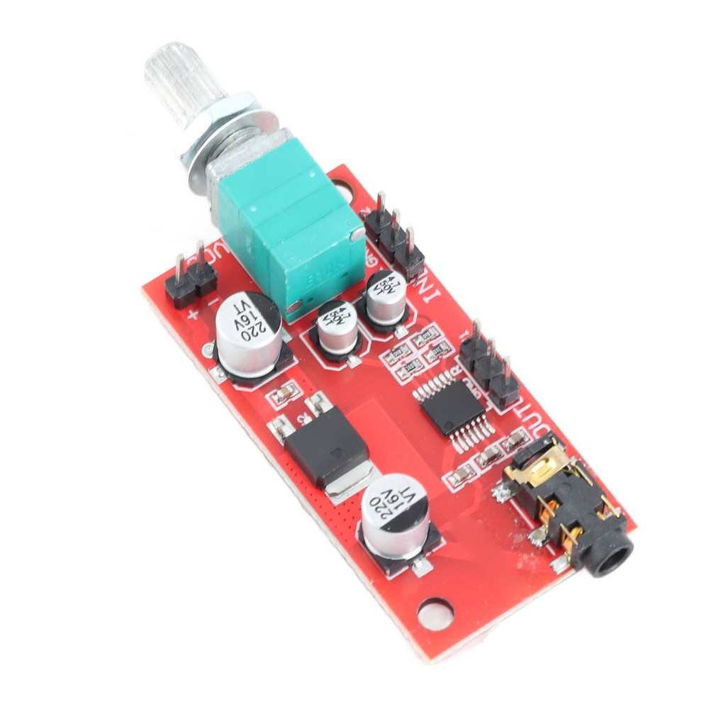 Headphone Amplifier Module 3.5mm Interface Earphone Preamplifier Board DC 3‑12V