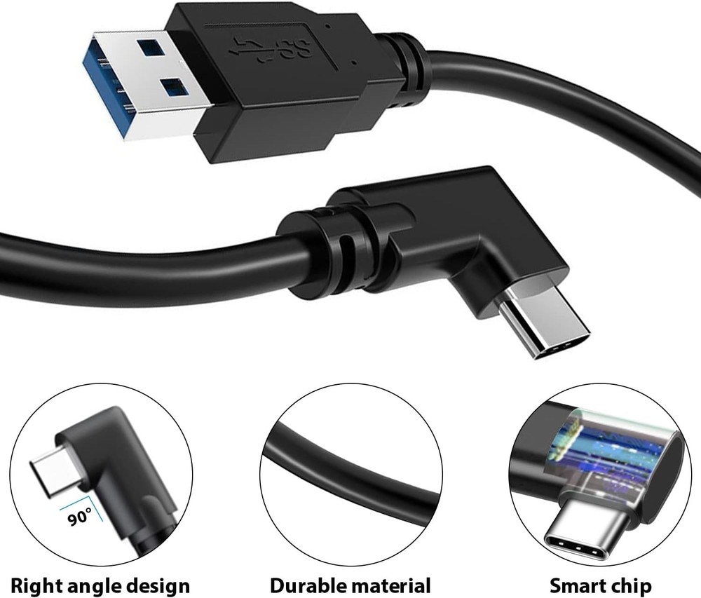 10FT Link Cable for Oculus Quest 3/Quest 2, High Speed Data Transfer Charging...