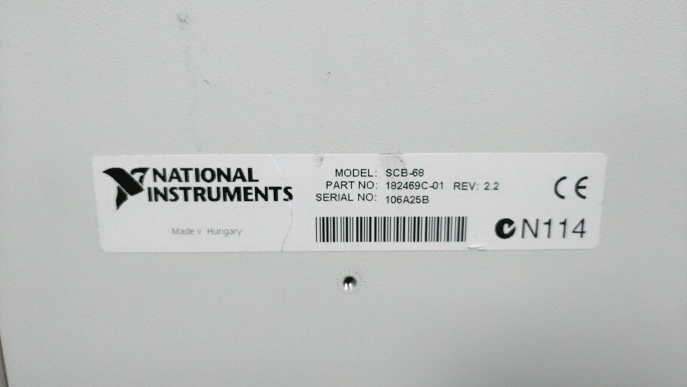 NATIONAL INSTRUMENTS SCB-68 E-Series Terminal Block
